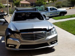 mercedes without windshield
