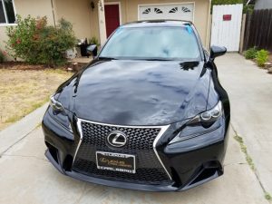 lexus with new windshield
