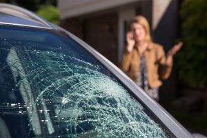 Stop a windshield crack from spreading
