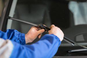 replacing a windshield blade
