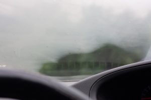 windshield fog