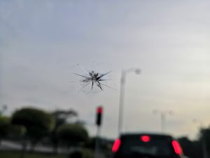 windshield chipping